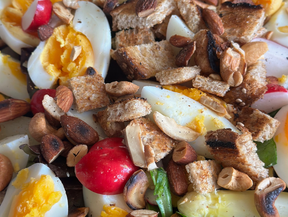 Salade met asperges