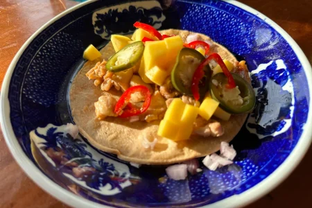 Mango-tacos